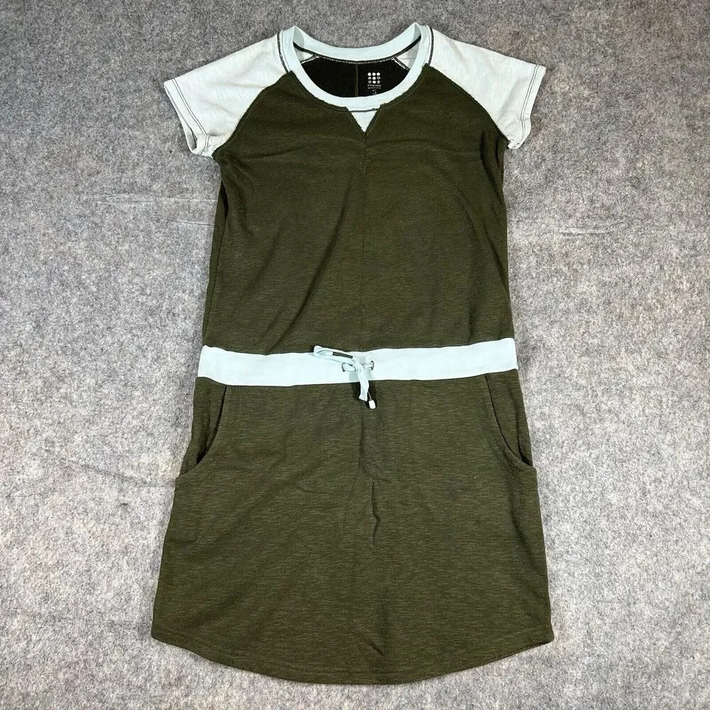Title Nine Dress Womens Small Sweatshirt Pockets Green Casual Athleisure Outdoor
